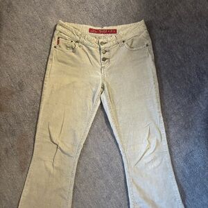 Mudd Women's Cream Boot Cut Jeans